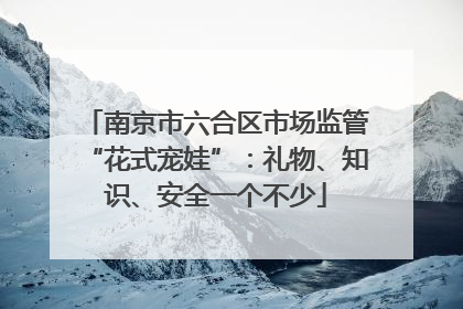 南京市六合区市场监管“花式宠娃”：礼物、知识、安全一个不少